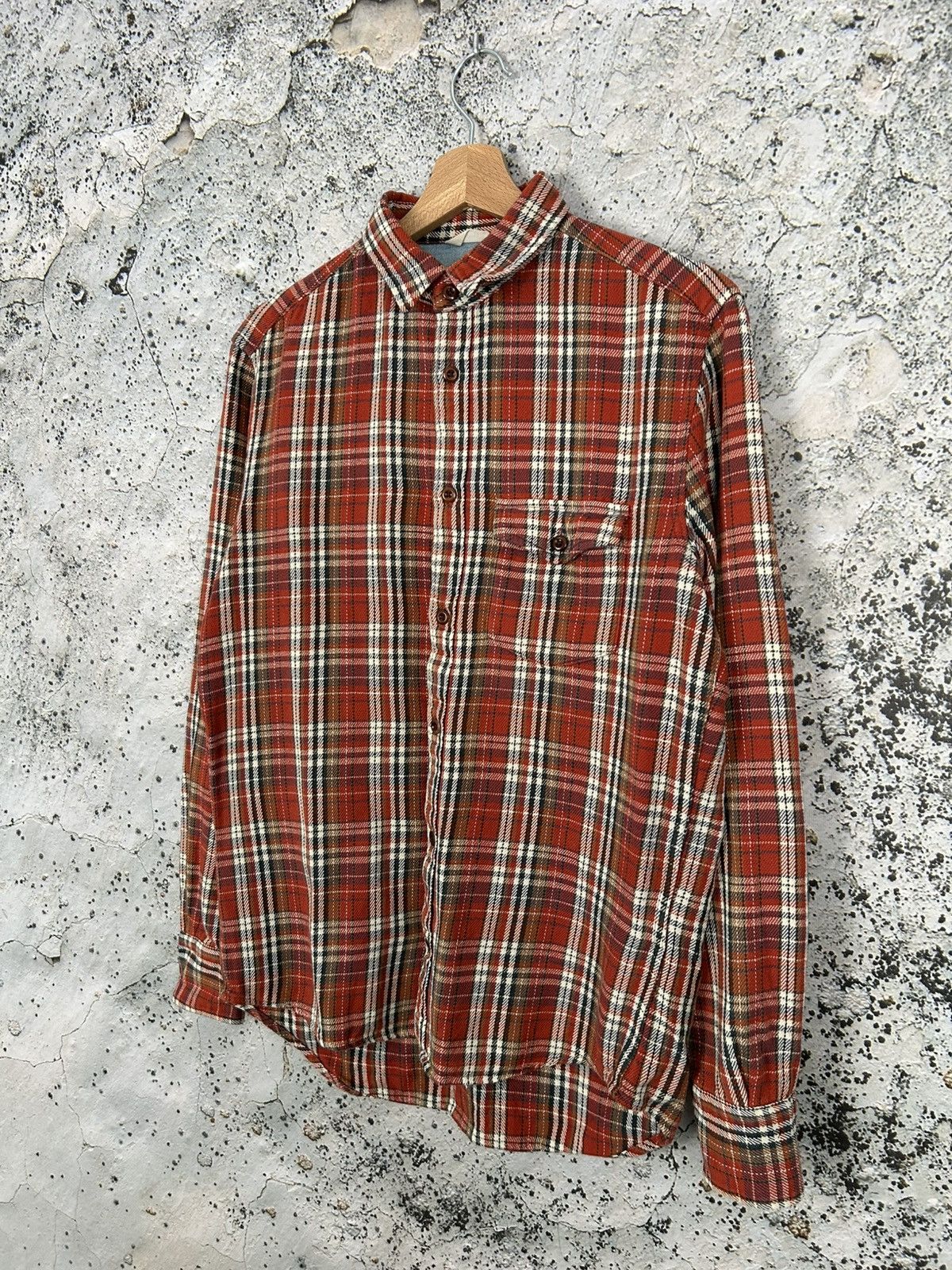 NN07 NN07 Scandi Checkered Grunge Shirt Streetwear Rock Punk Size US S / EU 44-46 / 1 - 2 Thumbnail