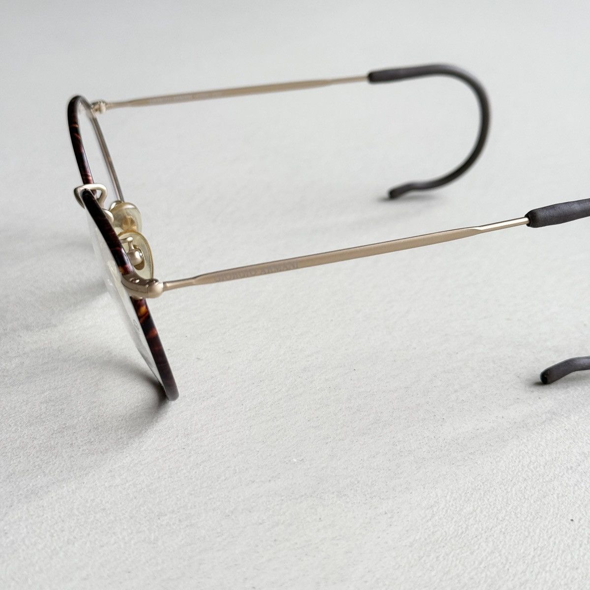 Giorgio Armani Giorgio Armani Vintage Glasses with Clip-on Sunglasses Size ONE SIZE - 5 Thumbnail