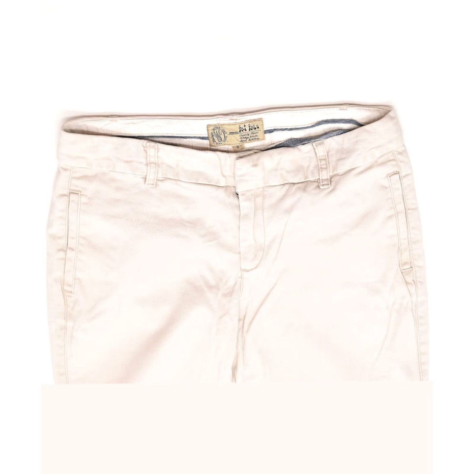 FatFace FAT FACE Womens Trousers Beige Medium W29 L30 Slim Casual Cotton Size 32" / US 10 / IT 46 - 3 Thumbnail