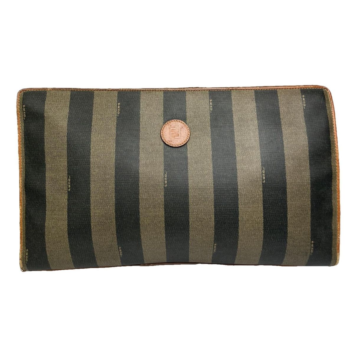 Fendi Baguette Brown Leather Clutch Bag Size ONE SIZE - 1 Thumbnail