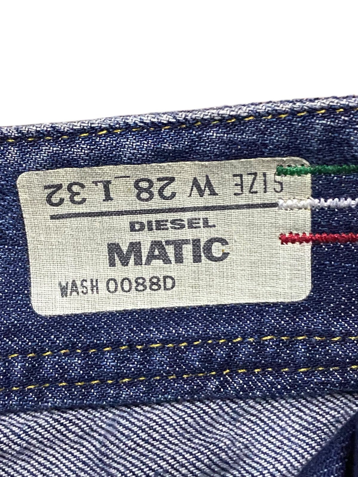 Diesel Black Gold Vintage Diesel Matic Wash Rhinestone Punk Style Skinny Jeans Size 31" - 18 Thumbnail