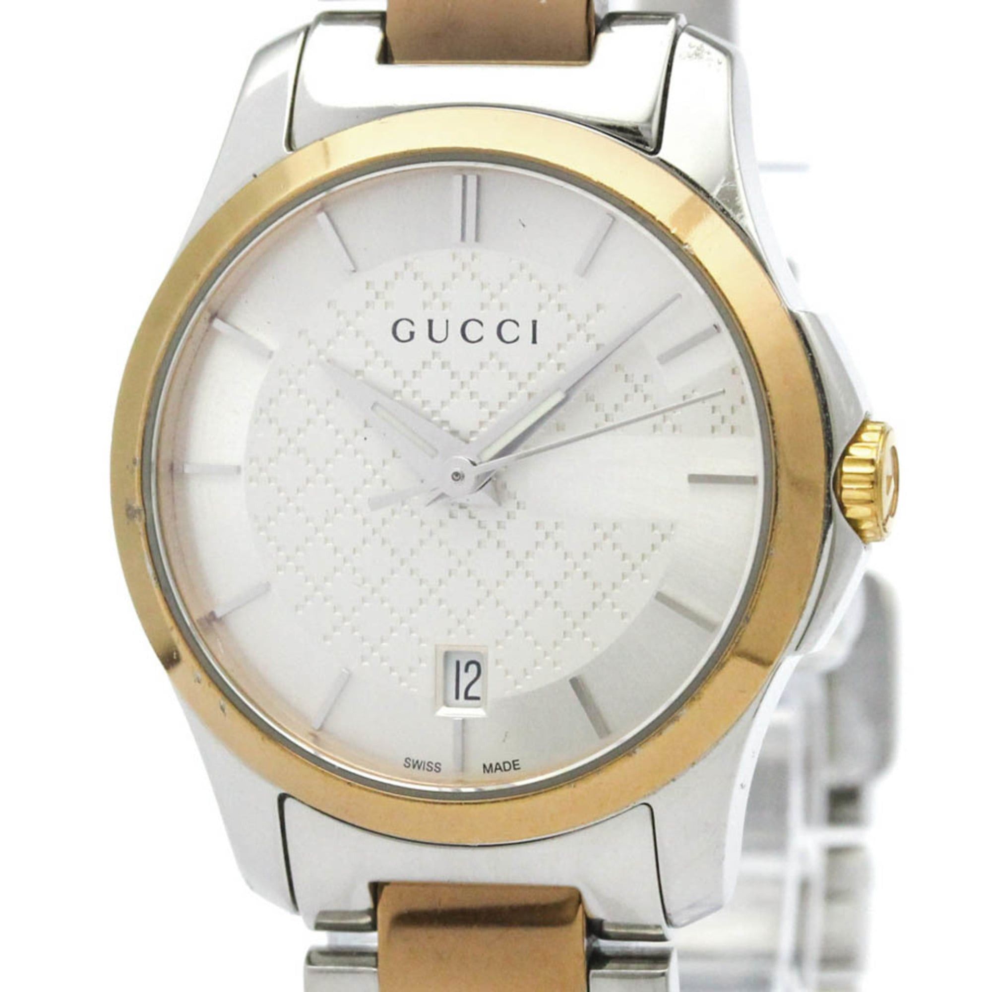 Gucci GUCCI G-Timeless Pink Gold Plated Steel Quartz Ladies Watch YA126528 126.5 Size ONE SIZE - 1 Thumbnail
