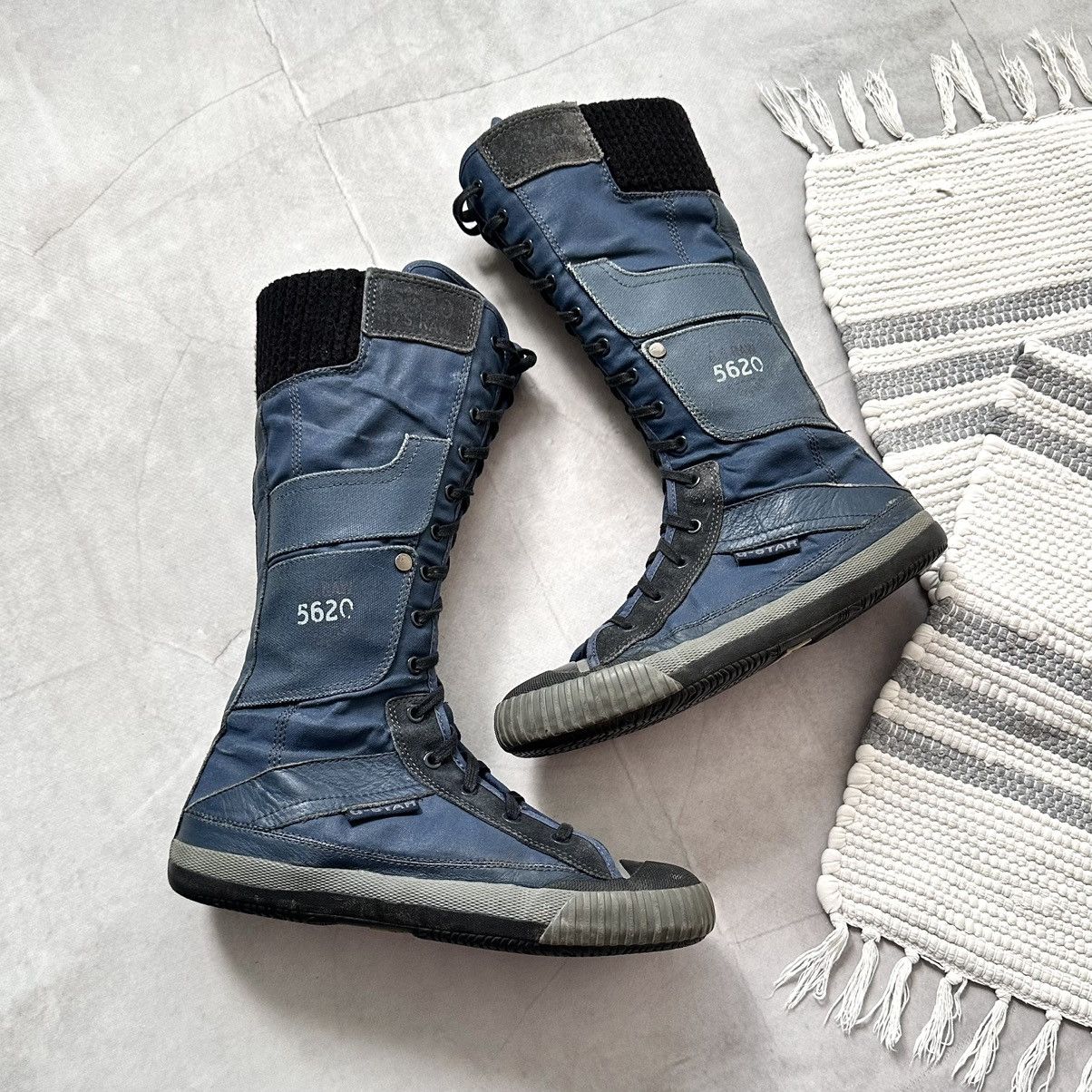 Dirk Bikkembergs Military G-Star Boxing Biker Boots Sneakers Shoes Size US 7 / EU 40 - 1 Thumbnail