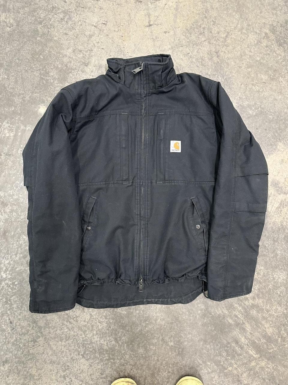 Carhartt Vintage Carhartt Fill Zip Black Jacket Size Small Size US S / EU 44-46 / 1 - 1 Thumbnail