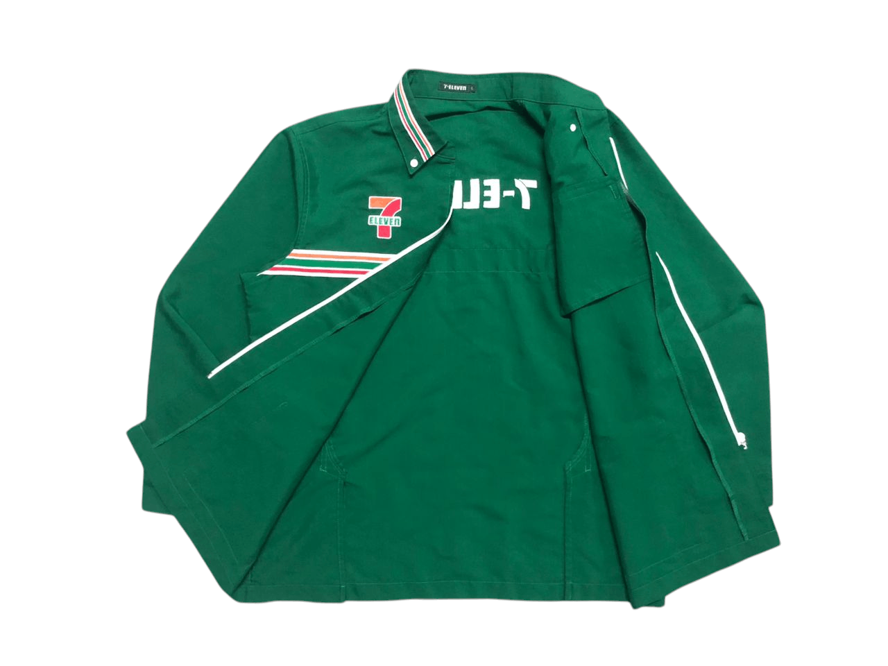 Japanese Brand × Uniform Wares × Vintage Vintage 90s 7 Eleven Shirt Uniform Long Sleeve Size US L / EU 52-54 / 3 - 3 Thumbnail