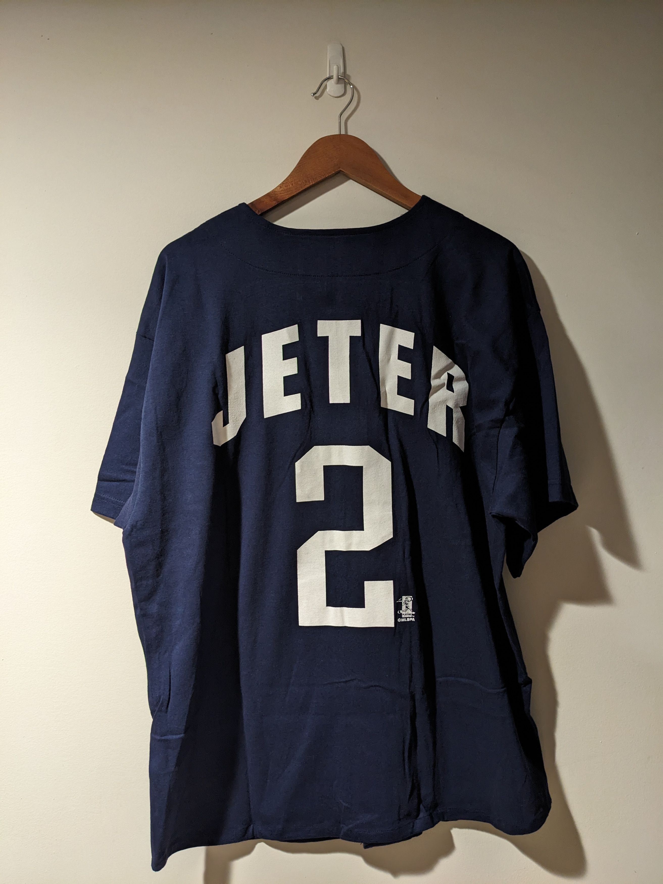 MLB × New York Yankees × Vintage Vintage 2000 Derek Jeter New York Yankees X-Large Jersey Size US XL / EU 56 / 4 - 1 Thumbnail