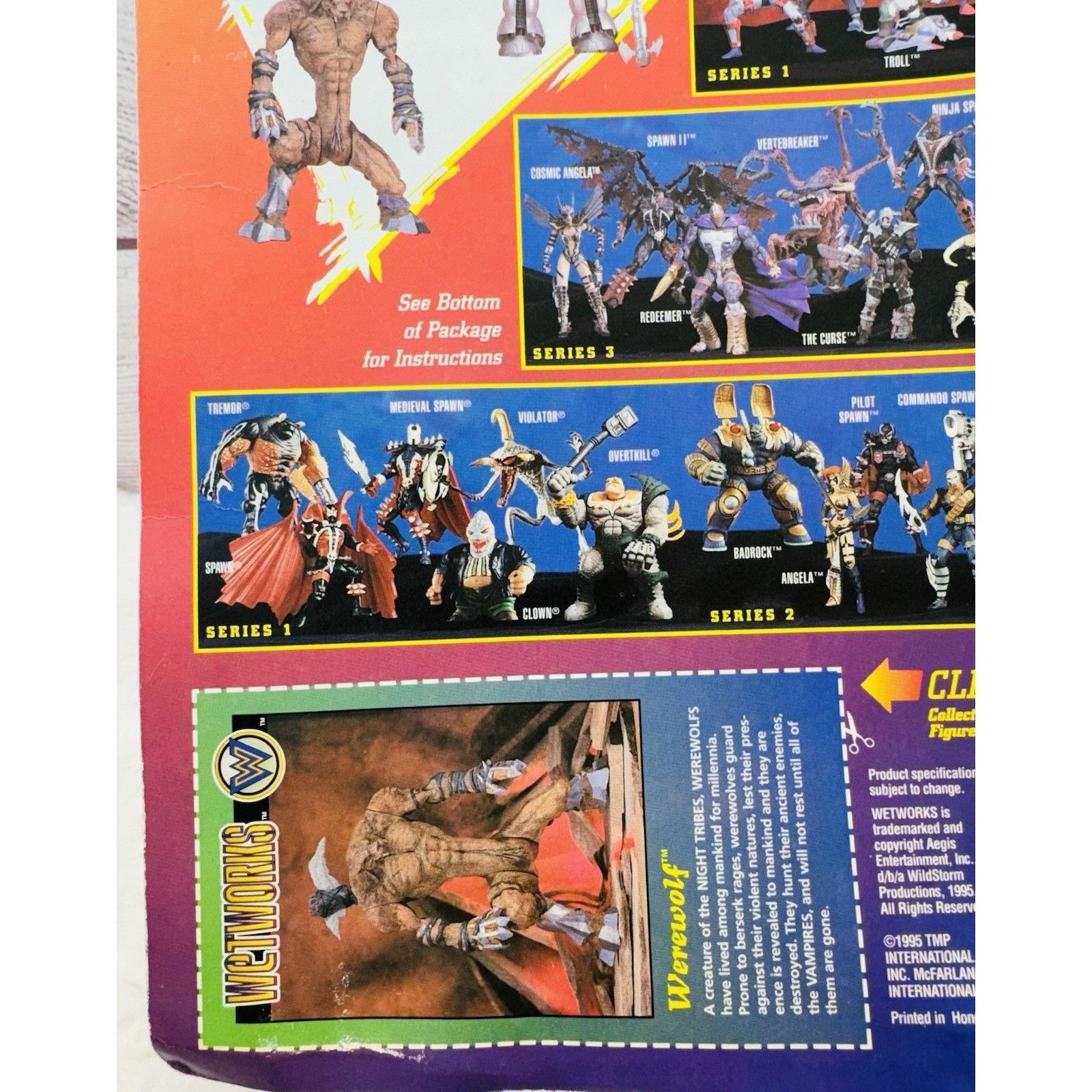 Other McFarlane Toys SPAWN "WEREWOLF" (1995) Special Edition Ultra Size ONE SIZE - 16 Thumbnail