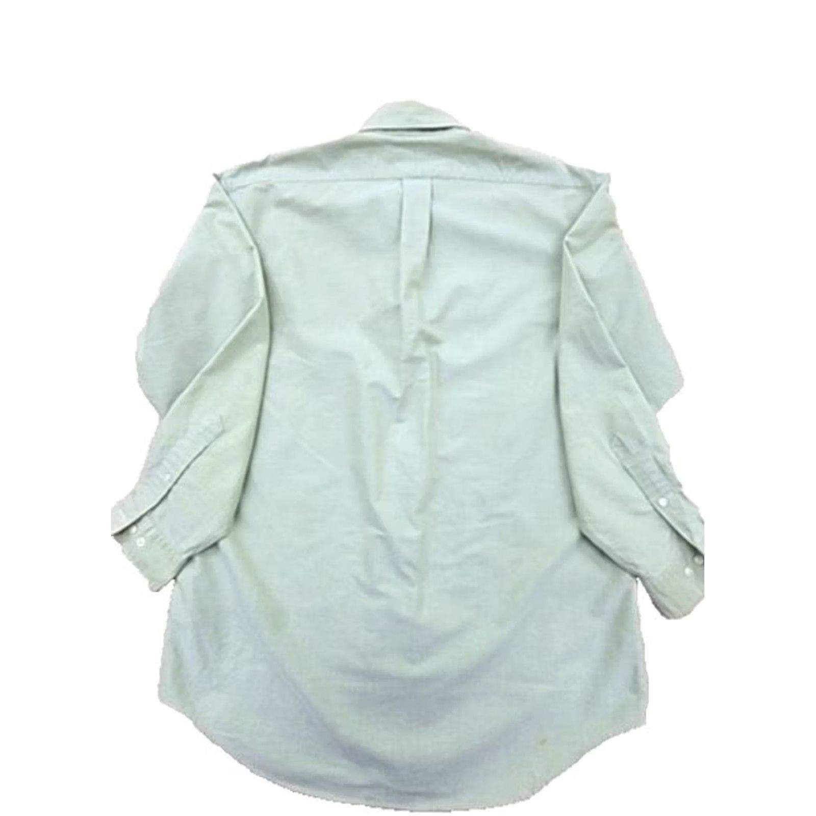 Polo Ralph Lauren VINTAGE Polo RL Yarmouth Oxford Light Blue Dress Shirt 15.5x32/33 Mens Size 42R - 2 Thumbnail