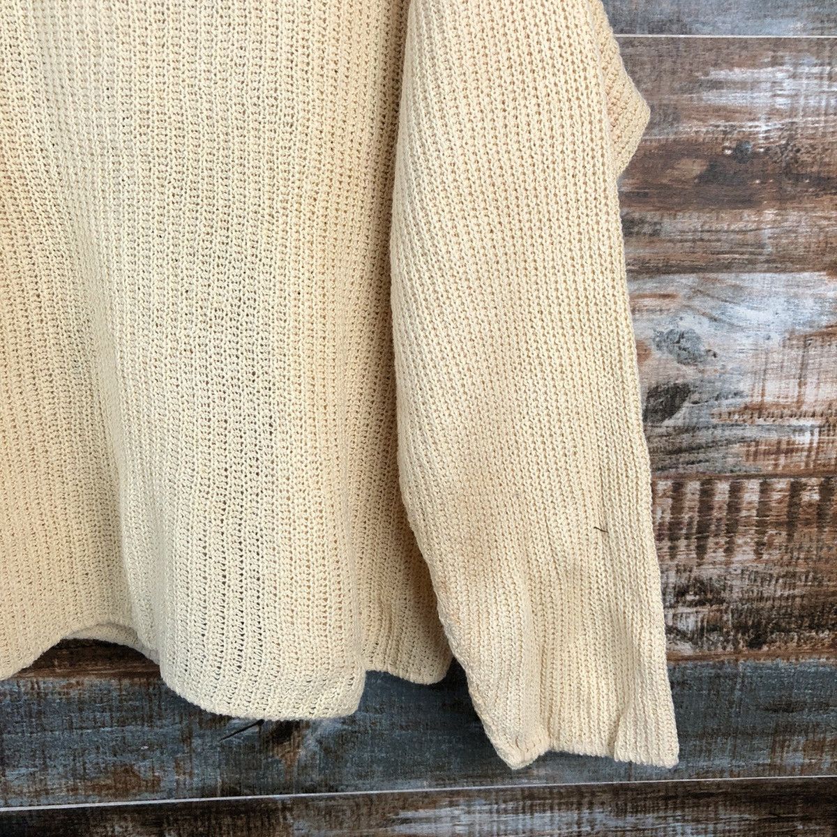 Vintage DL Komo Yellow vintage Knitwear #C565 Size L / US 10 / IT 46 - 16 Thumbnail
