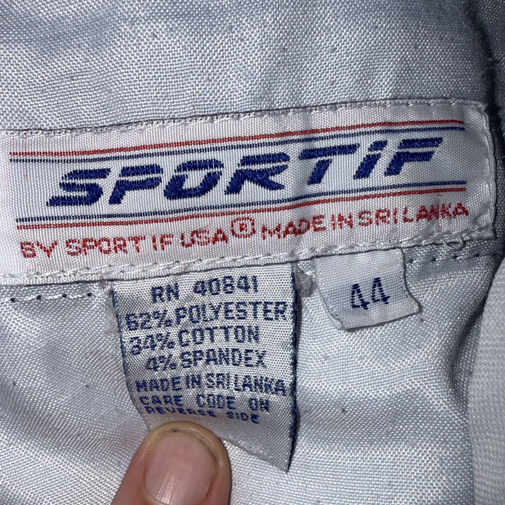 Vintage VTG Sportif Cargo Pants Mens 44x33 Blue Pants Regular Inseam 33 Mens Size US 44 / EU 60 - 5 Thumbnail