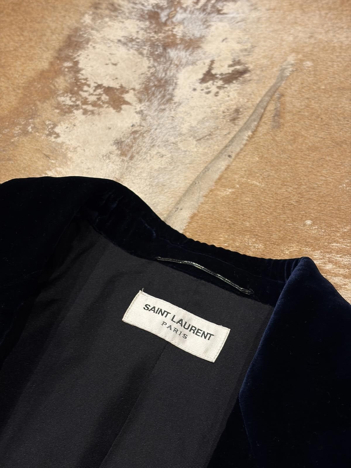 Saint Laurent Paris Saint Laurent Velvet Blazer Size 36R - 2 Thumbnail