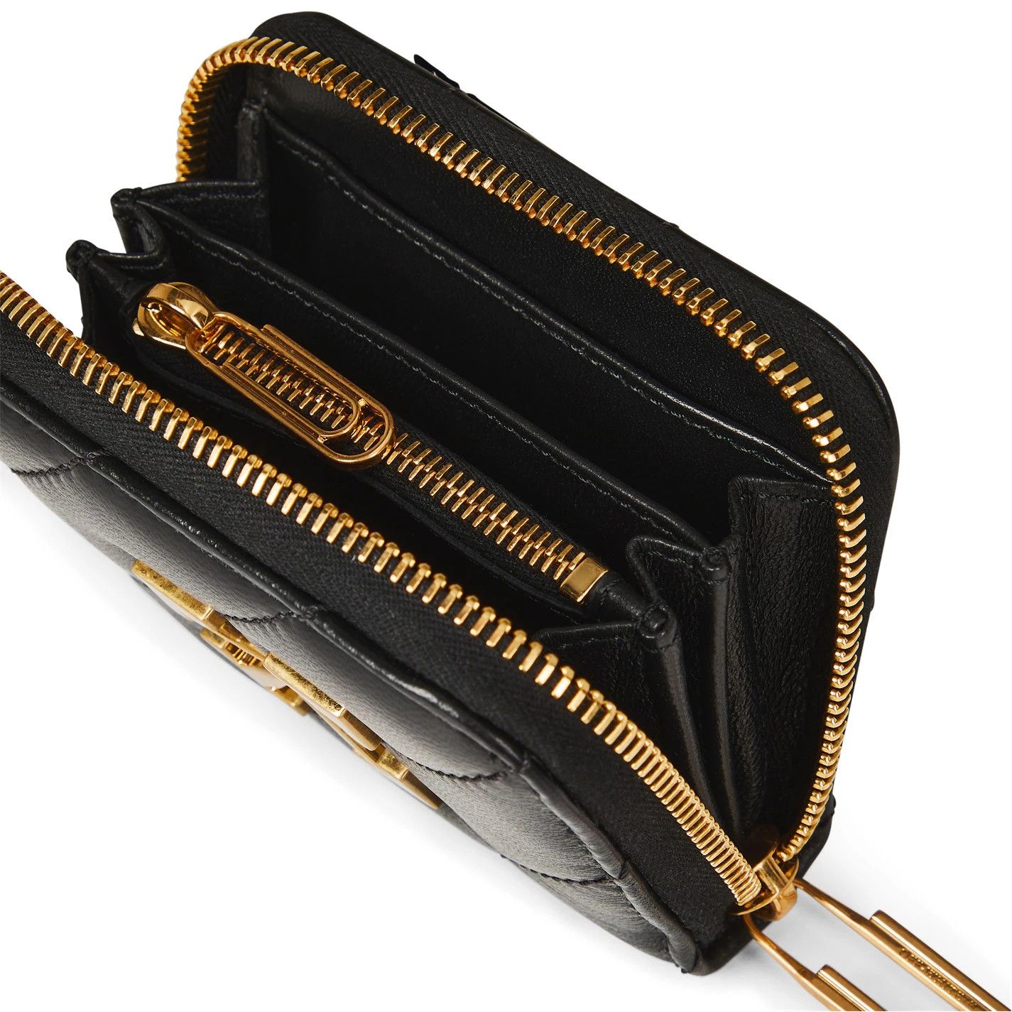 Off-White o1g2r1mq0125 Size: OS / Mini Zip Wallet in Black Size ONE SIZE - 3 Thumbnail