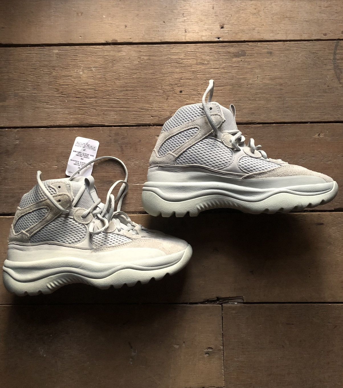 Yeezy Rare🔥 NWT Adidas Yeezy Desert Boot “salt” men high cut lace Size US 6.5 / EU 39-40 - 2 Thumbnail