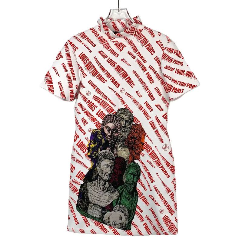 Louis Vuitton Louis Vuitton Graphic Print Short Sleeve Shirt 0089 Size US S / EU 44-46 / 1 - 1 Thumbnail