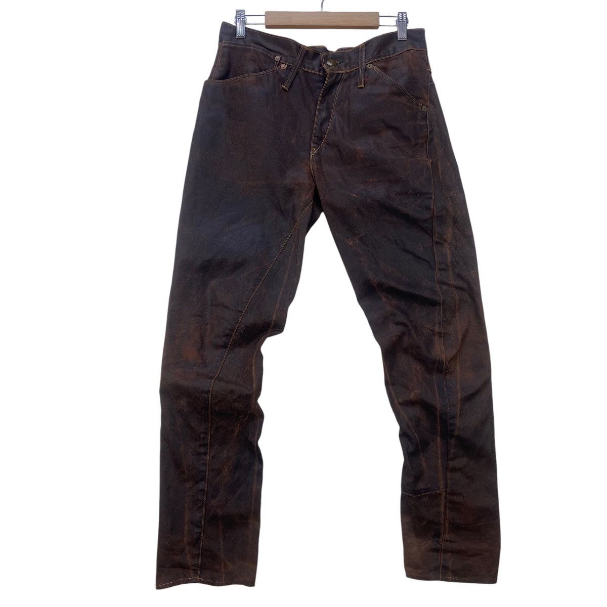Levi's Vintage Levi’s Made in Italy Buckle Back Pants Size US 29 - 2 Thumbnail