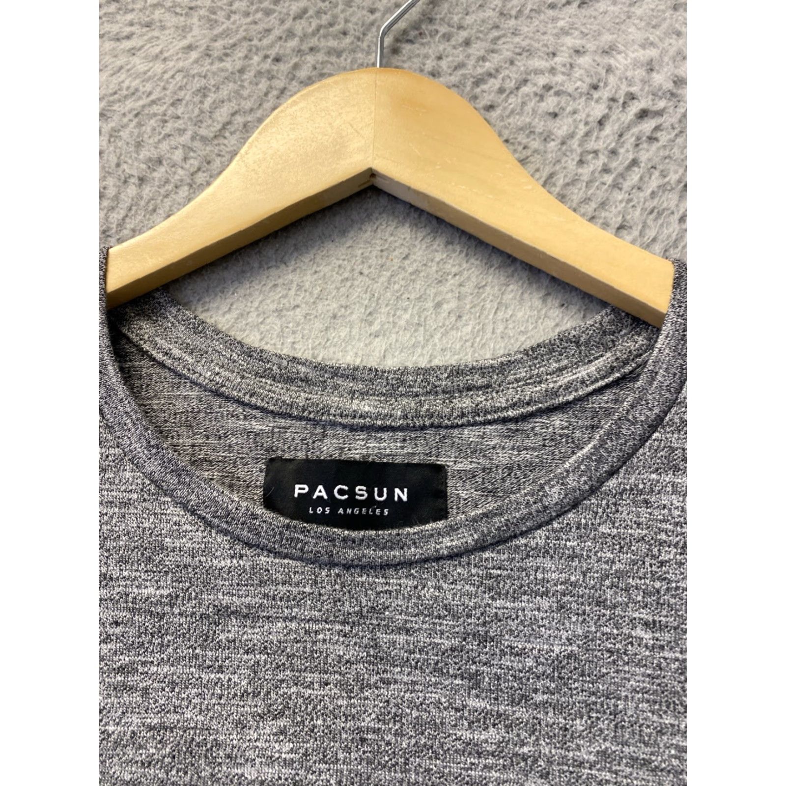Pacsun VINTAGE PacSun Shirt Crop Top Gray L /162-38 Size L / US 10 / IT 46 - 2 Thumbnail