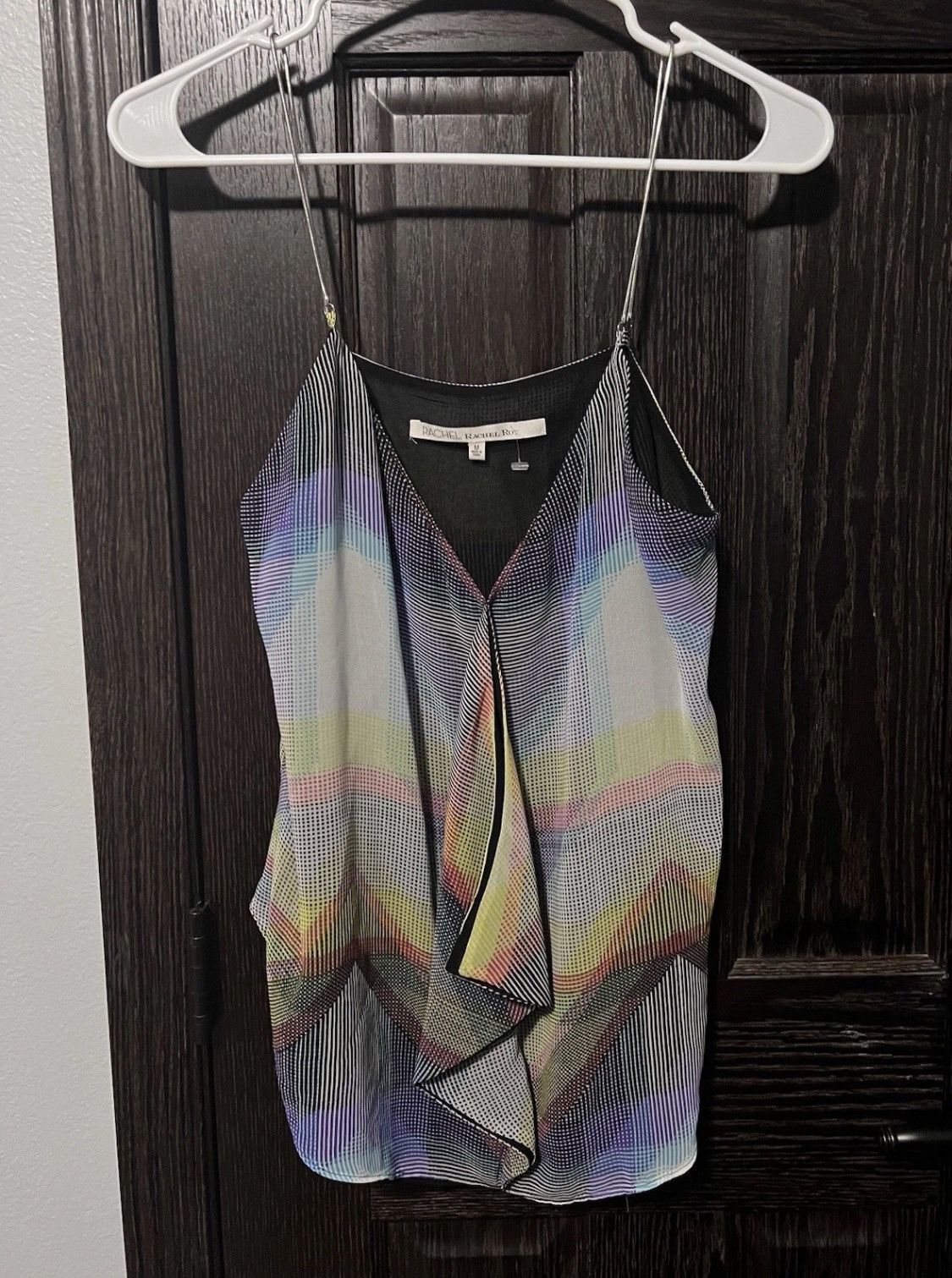 Designer RACHEL Rachel Roy Printed Tank Top Metal Straps Size M Y2K Size M / US 6-8 / IT 42-44 - 1 Thumbnail