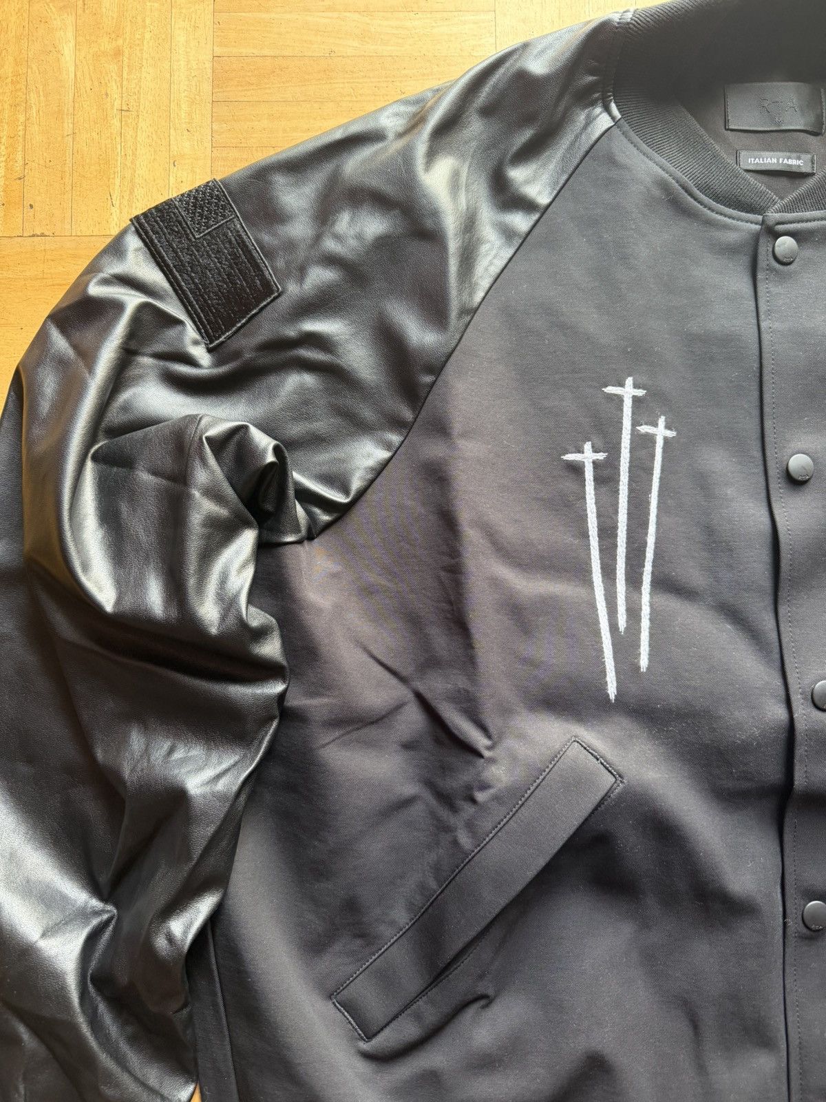 Rta RTA LEATHER SLEEVE JACKET Size US M / EU 48-50 / 2 - 3 Thumbnail