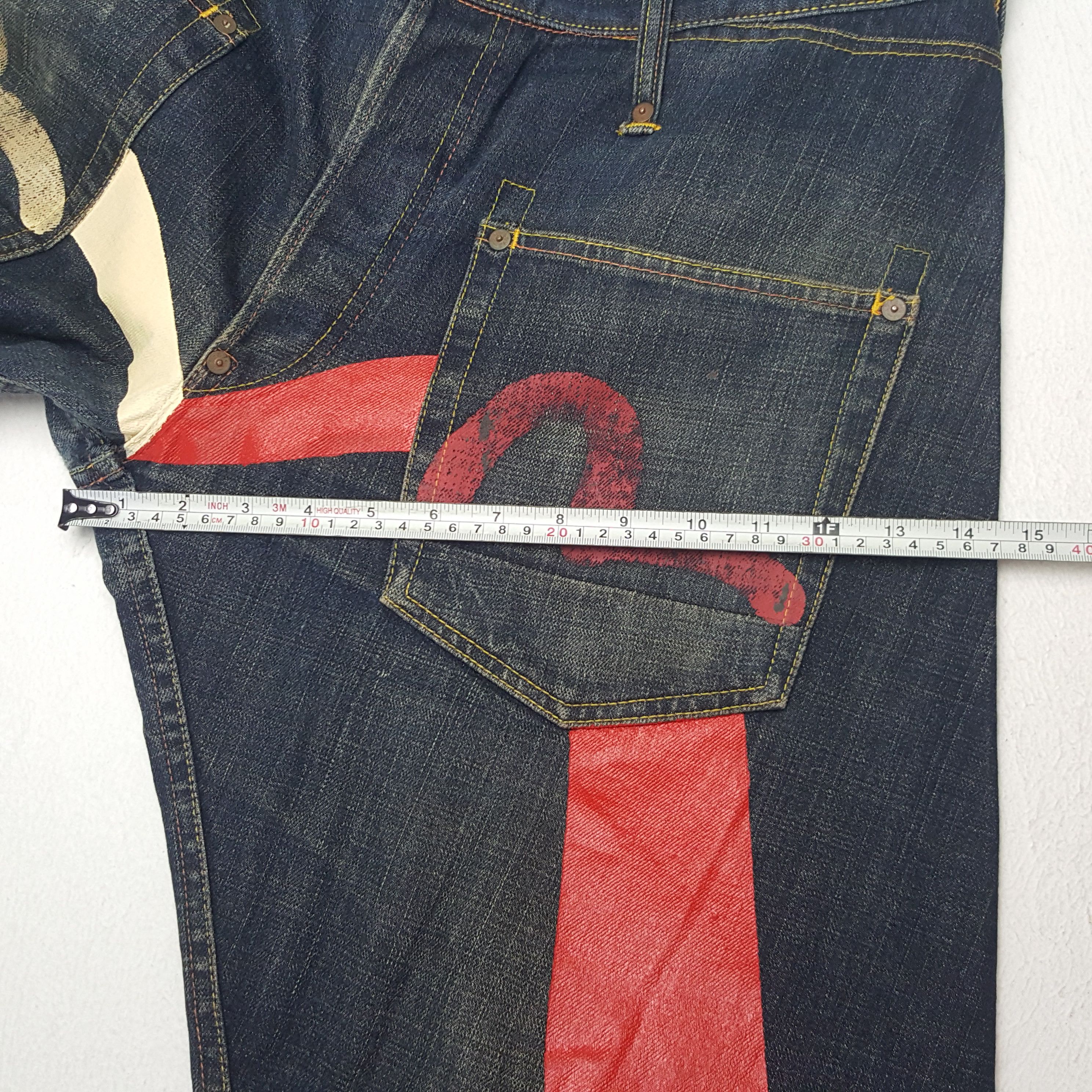 Evisu × Vintage Vintage Evisu Japan Selvedge Style Custom Daicock Denim Size US 36 / EU 52 - 9 Thumbnail