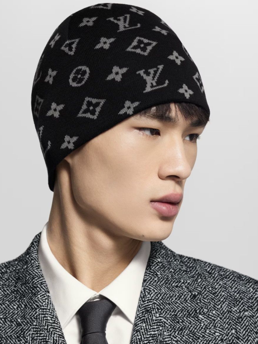 Louis Vuitton × Nigo Louis Vuitton Pharrell x NIGO LV Fit Monogram Beanie M5226A Size ONE SIZE - 11 Thumbnail