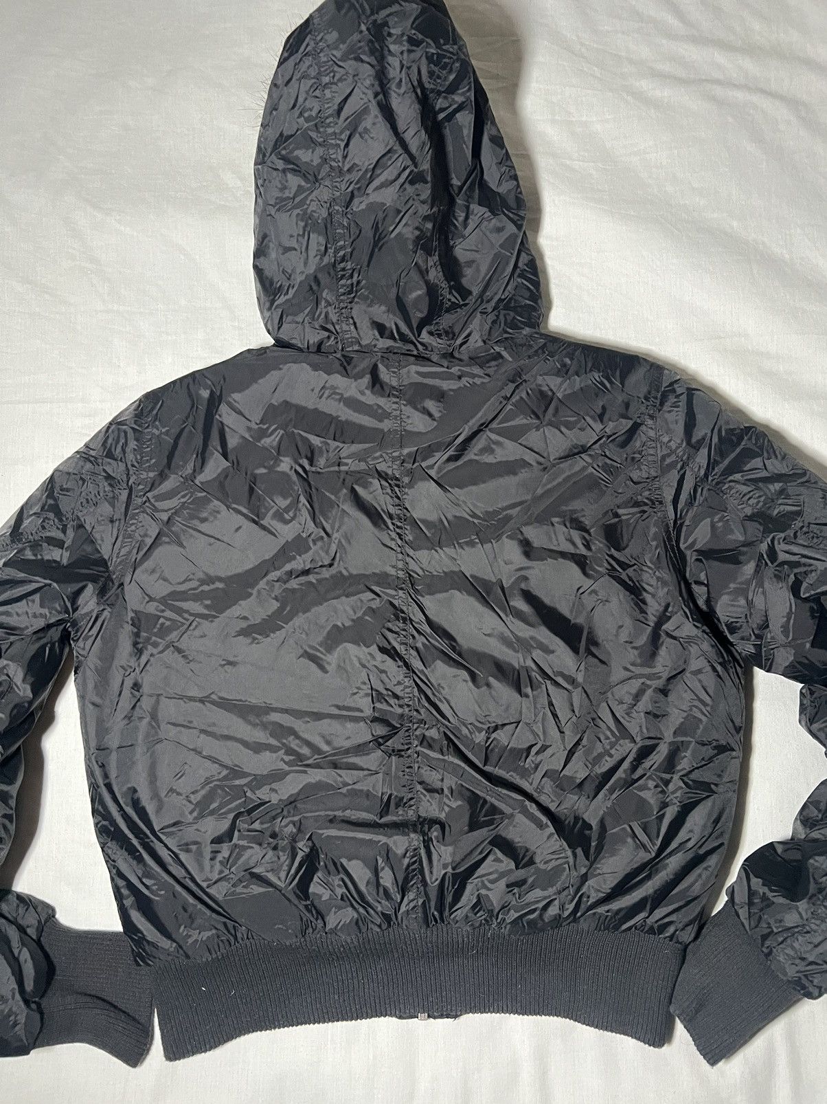Other Vintage Y2K Yes Or No Black Down Bomber Jacket Avia MA-1 Size S / US 4 / IT 40 - 16 Thumbnail
