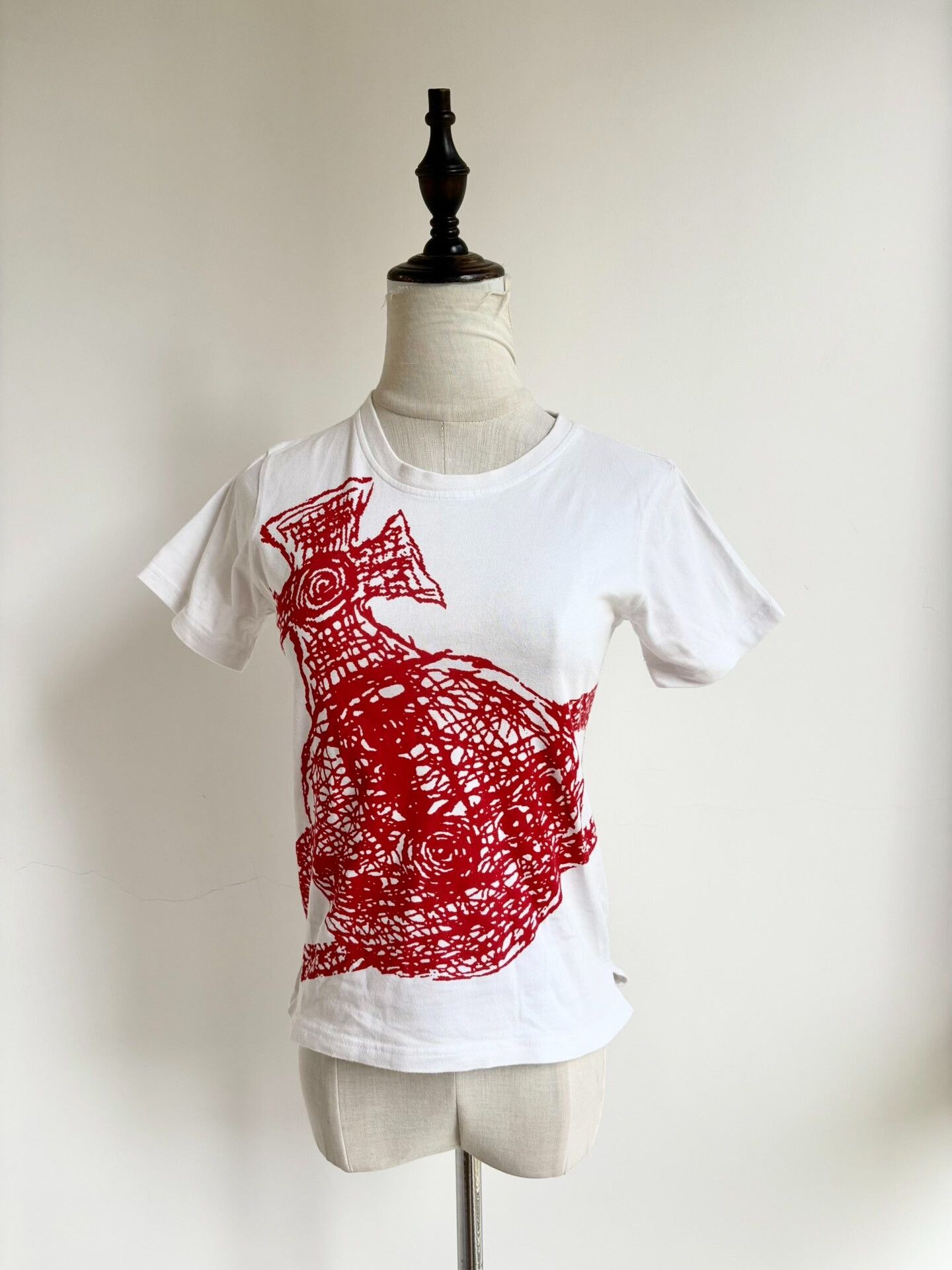 Vivienne Westwood Vivienne Westwood 90s Vintage White Saturn Tee Size M / US 6-8 / IT 42-44 - 1 Thumbnail