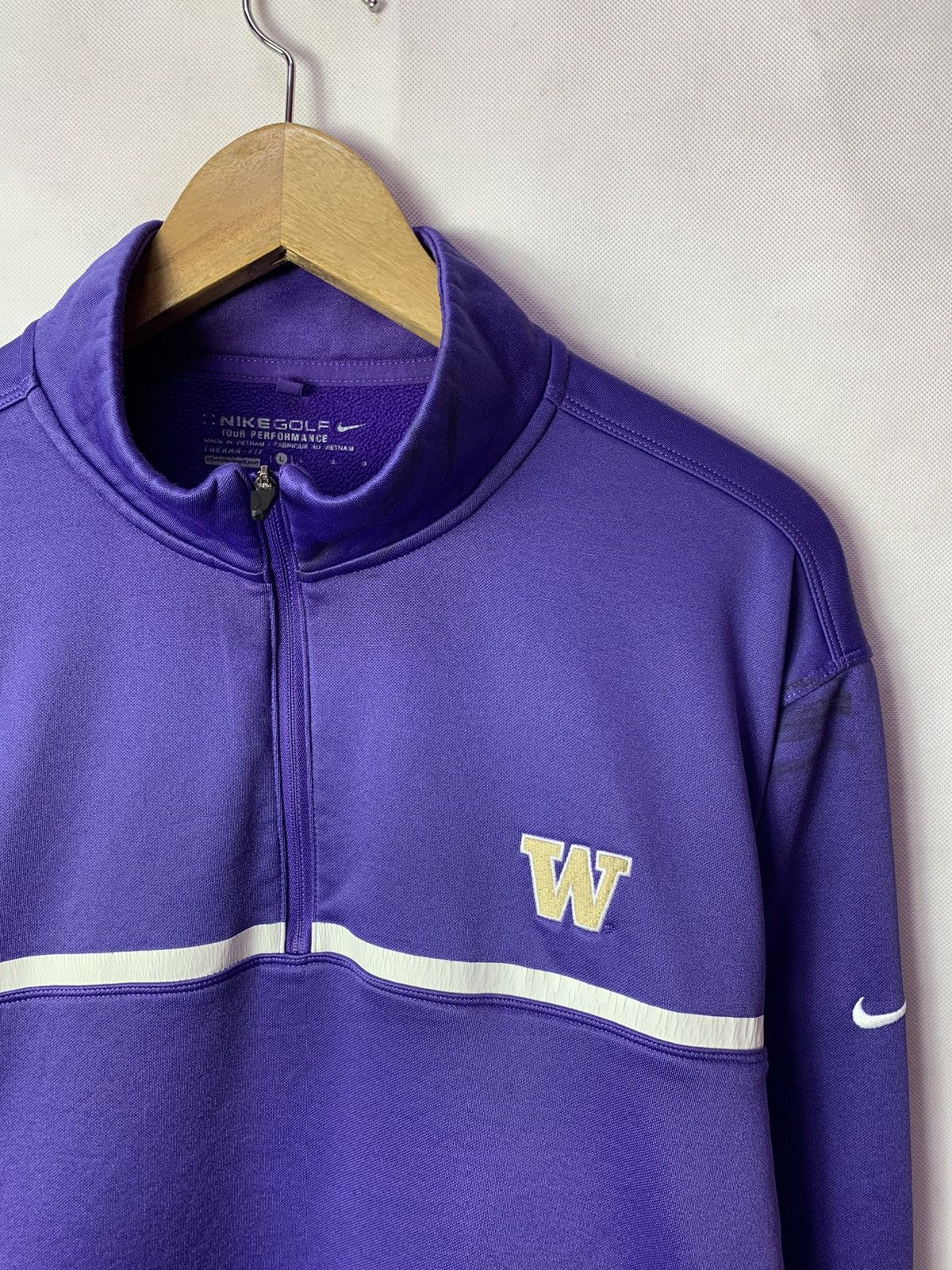 Nike ✔️Nike Washington Huskies Halfzipper Sweater Size US L / EU 52-54 / 3 - 2 Thumbnail