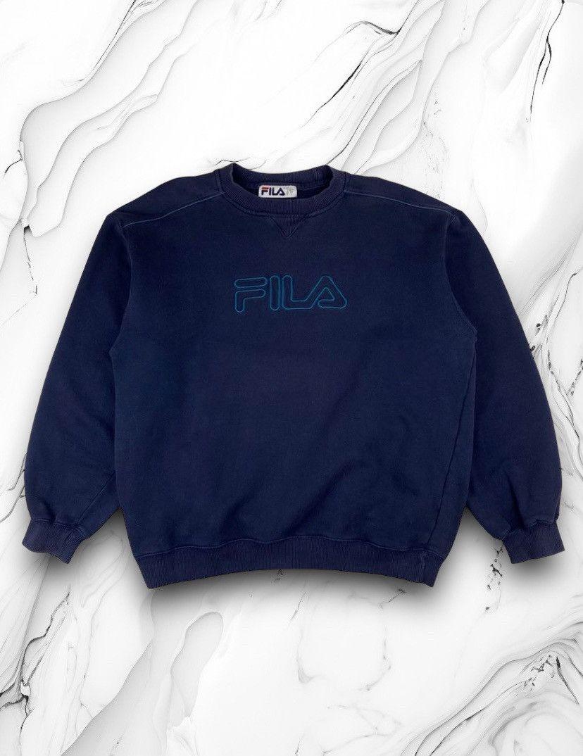 Fila Vintage Fila Big Logo Y2K Sweatshirt Size US L / EU 52-54 / 3 - 1 Thumbnail