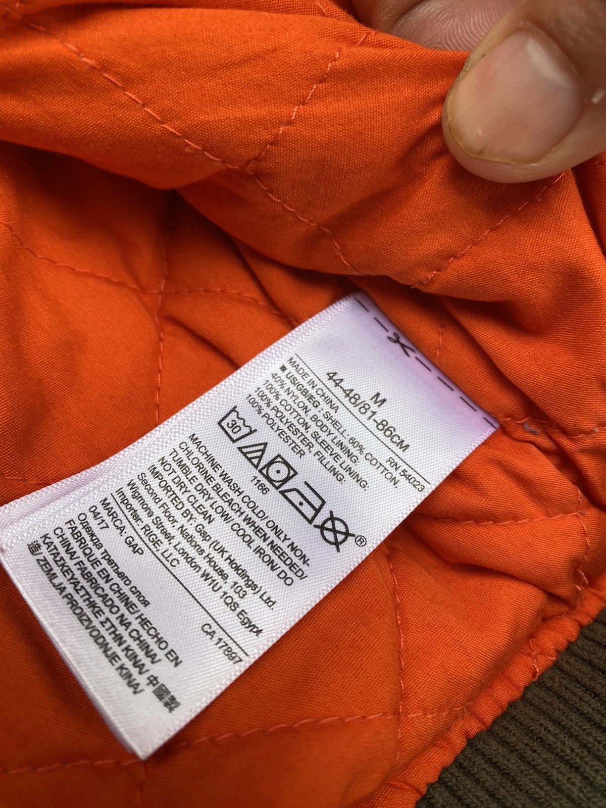 Gap × Vintage Vintage GAP zipper IDEAL 80's bomber jacket nice design Size US L / EU 52-54 / 3 - 17 Thumbnail