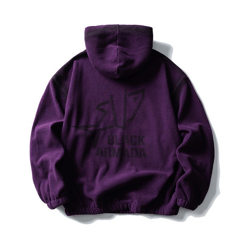 Vintage Men's creative letter star outline spray painting hoodie Size US M / EU 48-50 / 2 - 1 Thumbnail