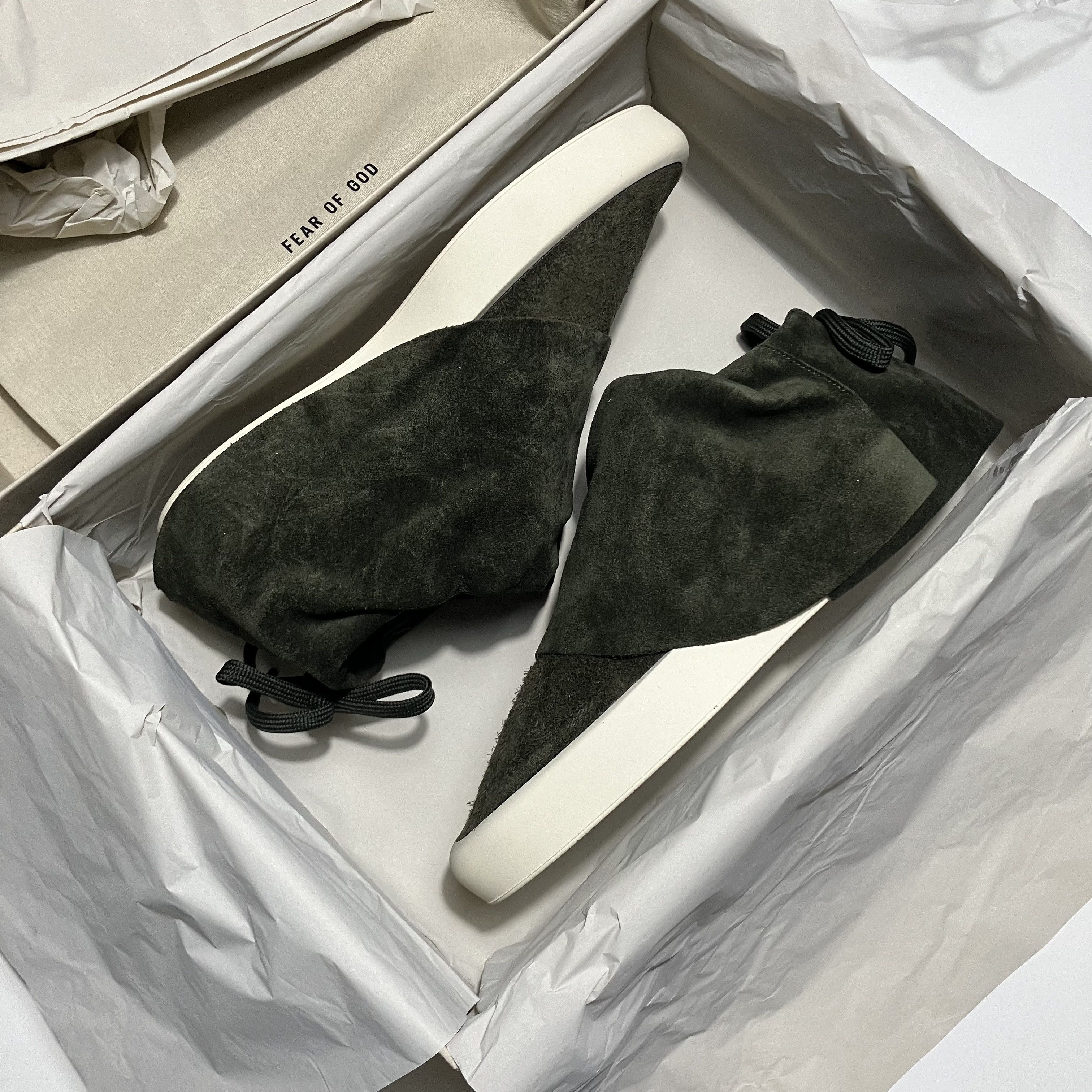 Fear of God FEAR OF GOD 8th Season Moc Low sneakers in Forest suede Size US 10 / EU 43 - 9 Thumbnail