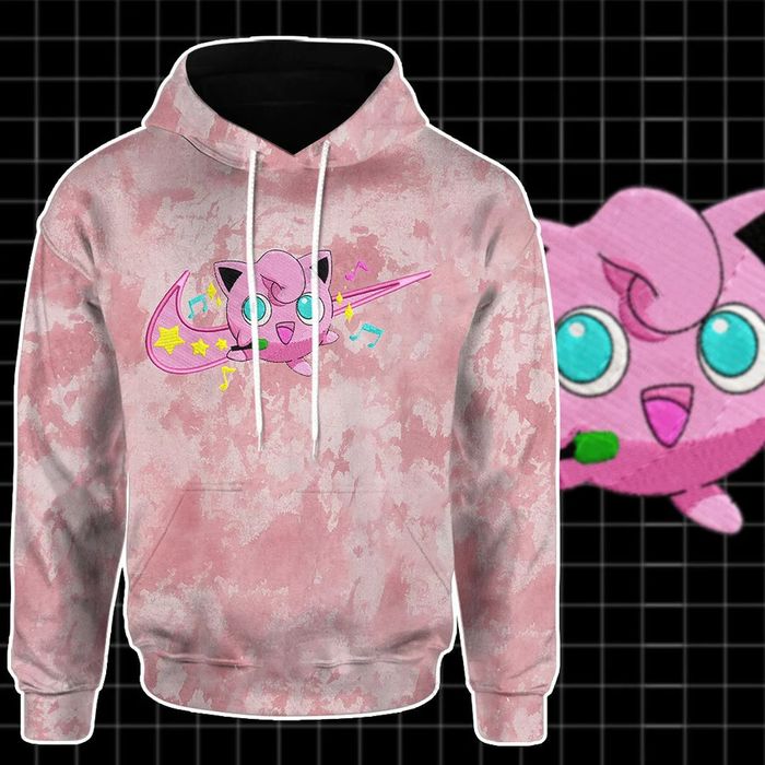 Jigglypuff Pattern Hoodie