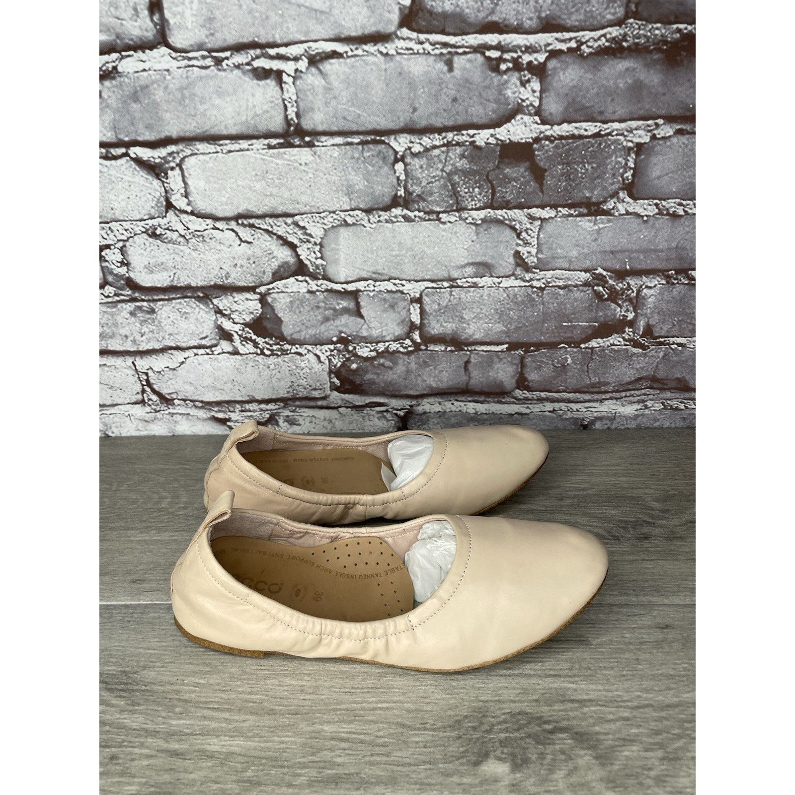 Other 1. State Skylar Ivory Leather Round Ballet Flats Shoes Women Size US 8.5 / IT 38.5 - 19 Thumbnail