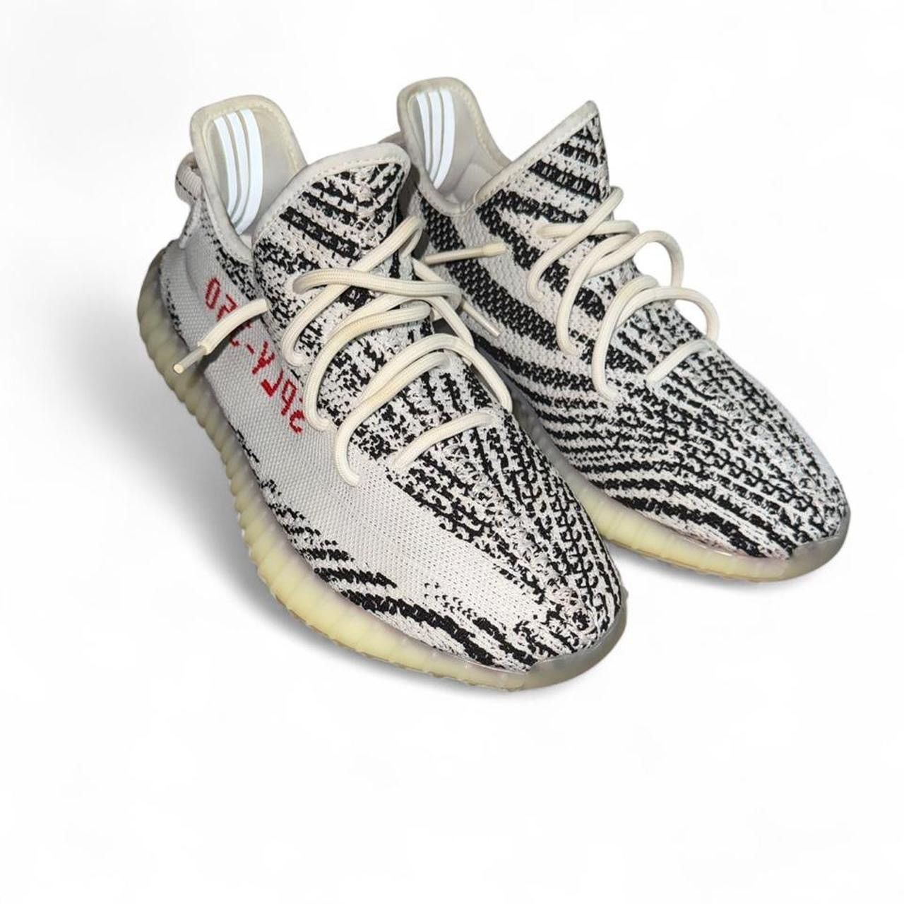 Yeezy Adidas Yeezy Boost 350 V2 Zebra Size US 8 / EU 41 - 2 Thumbnail