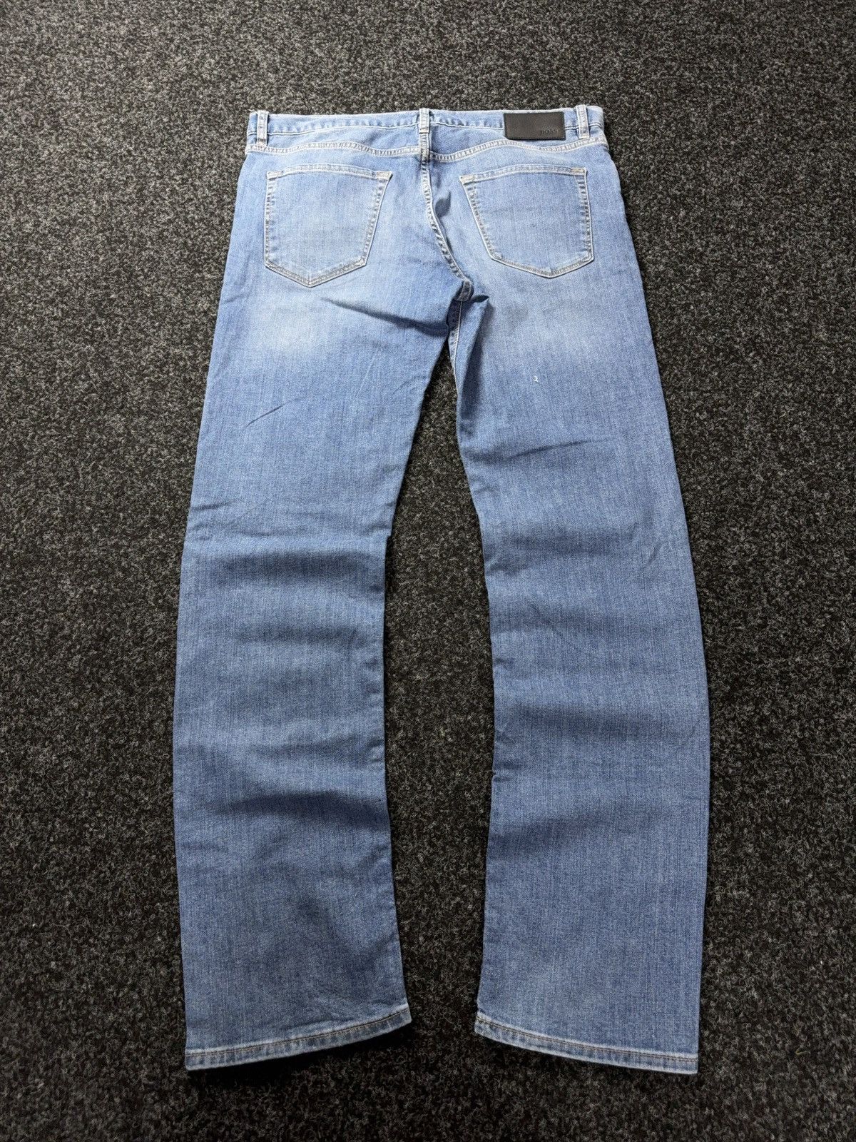 Hugo Boss Luxury Hugo Boss Distressed Punk Rock Light Wash Y2K Jeans Size US 36 / EU 52 - 13 Thumbnail