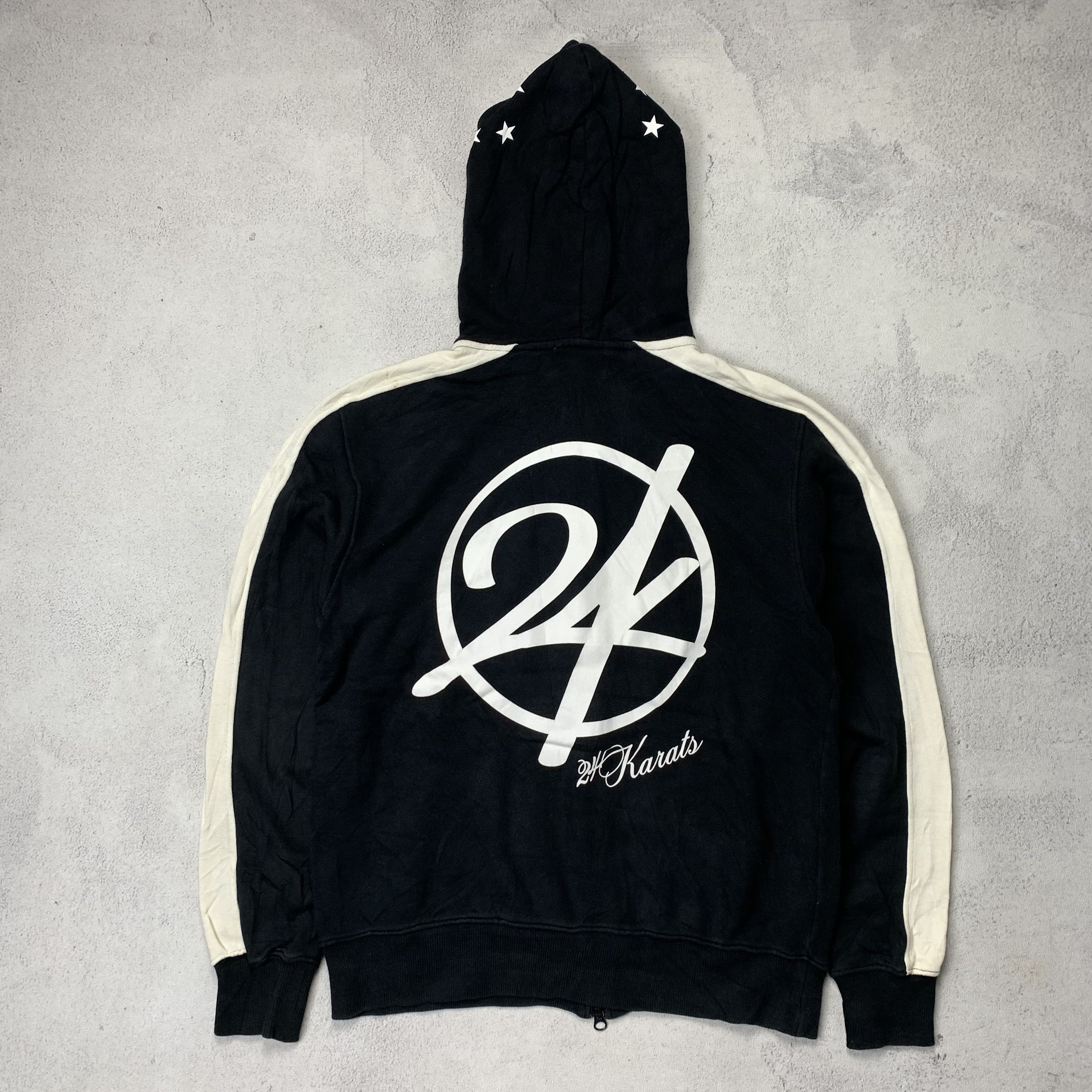 Japanese Brand 24karats Zip Up Hoodie Size US S / EU 44-46 / 1 - 1 Thumbnail