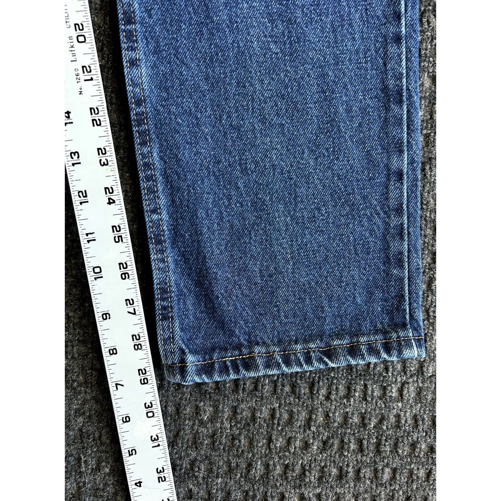 Wrangler VINTAGE Wrangler Jeans Regular Fit 29 x 30 Blue Denim 96501MR Cowboy Work Jeans Mens Regular Blue Denim 29in 30in Size US 29 - 6 Thumbnail