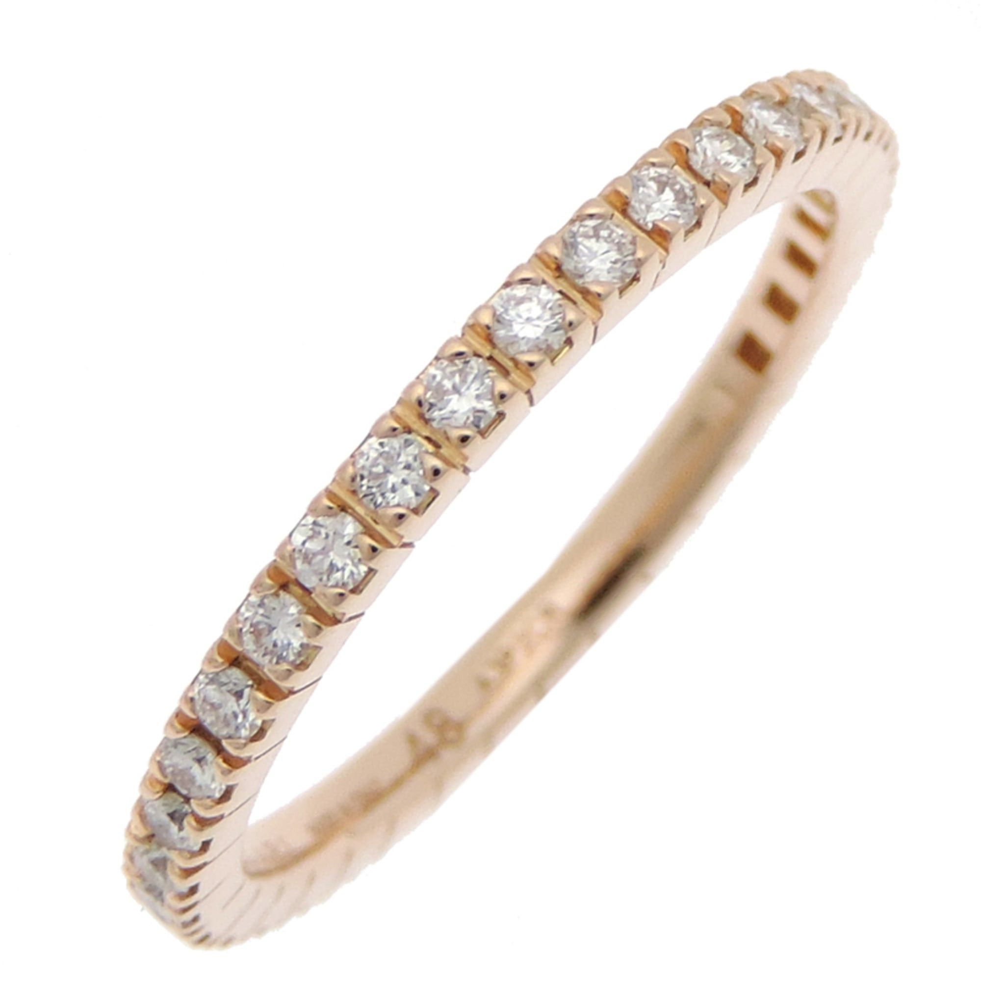 Bvlgari Bvlgari Eternity Wedding Diamond Ring, Size 48, Women's, 750 Pink Gold Size ONE SIZE - 1 Thumbnail