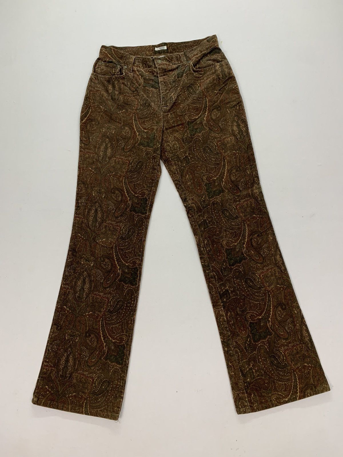 If Six Was Nine × Jones New York × Le Grande Bleu (L.G.B.) Flare carduroy pants jones new york sport Size 32" / US 10 / IT 46 - 1 Thumbnail