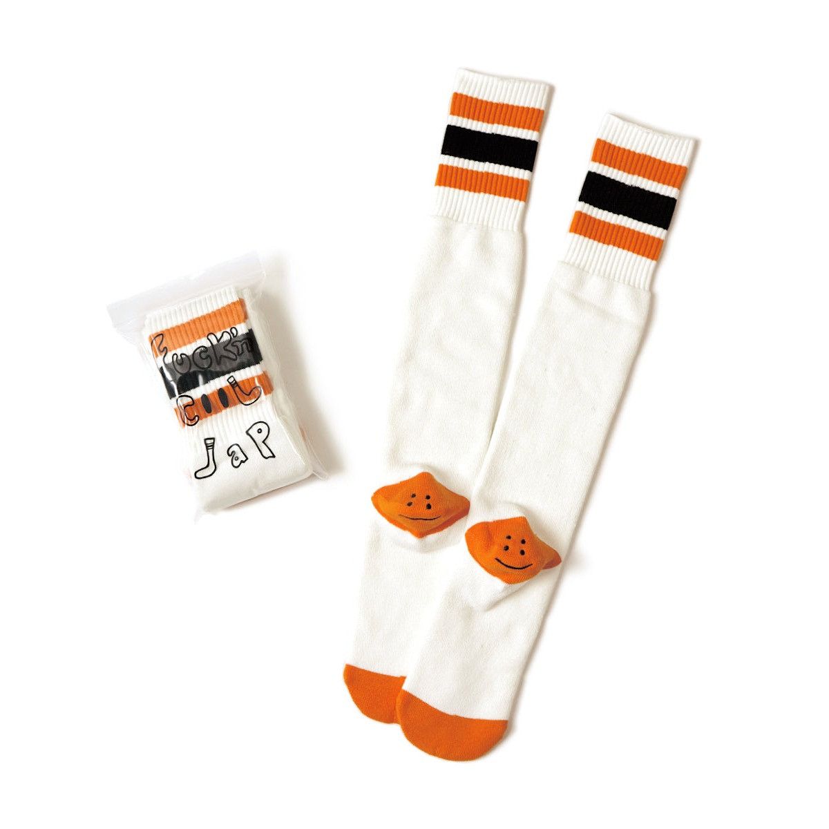 Kapital Kapital 144pcs HAPPY HEEL embroidered skater knee highs sock Size ONE SIZE - 1 Thumbnail