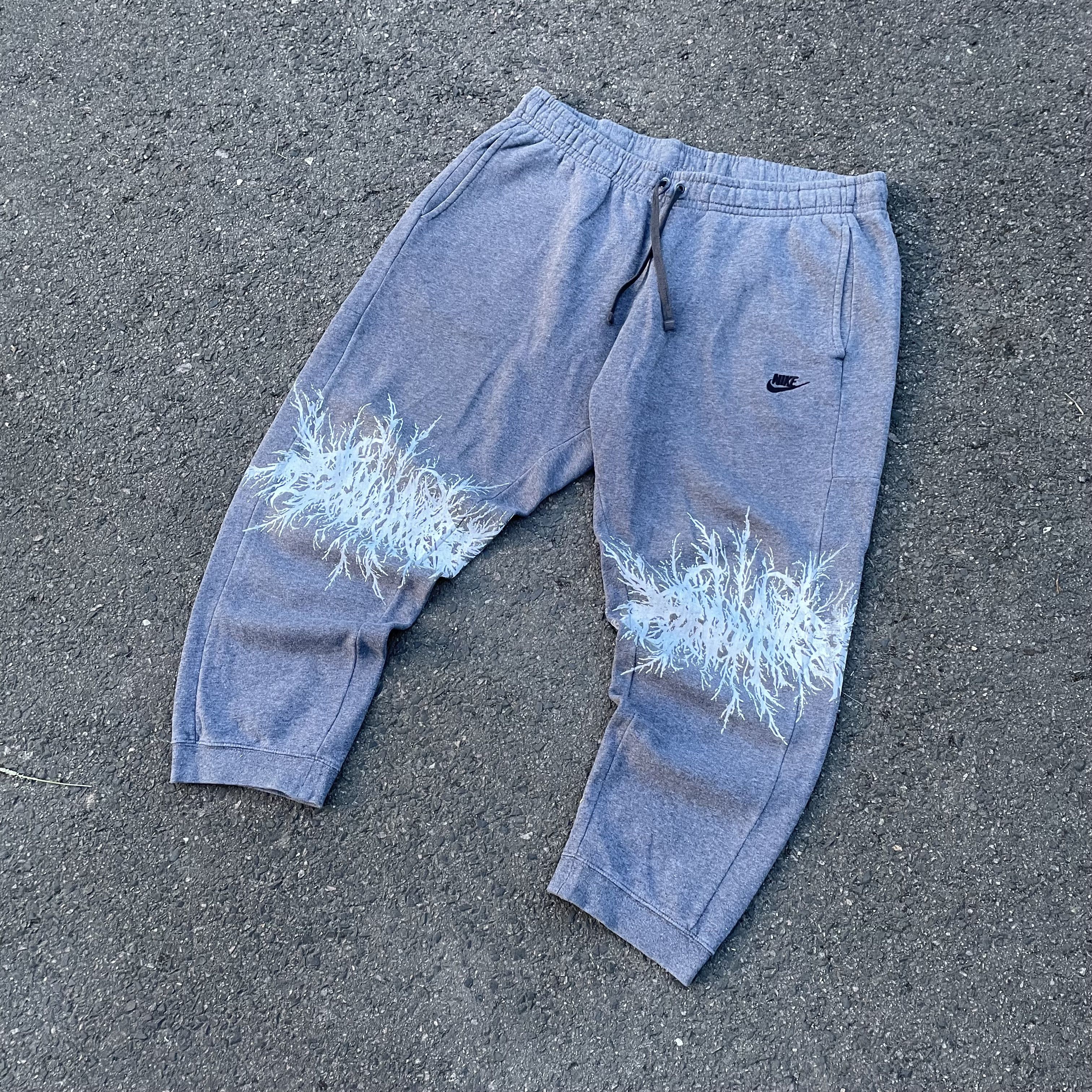 Nike Nike Sweatpants y2k drill streetwear 1 of 1 custom grunge Size US 38 / EU 54 - 2 Thumbnail