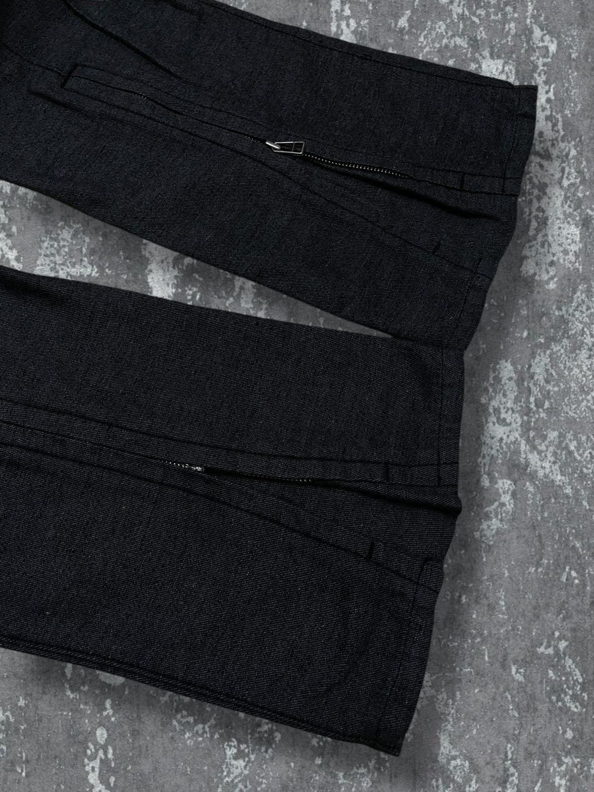Edwin Vintage 1990s Designer Edwin Blue Trip Punk Style Bush Pant Size US 30 / EU 46 - 8 Thumbnail