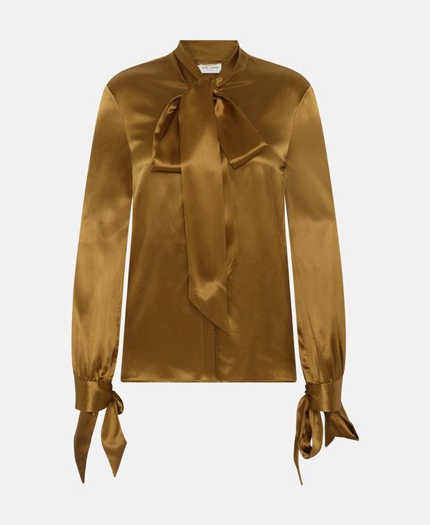 Saint Laurent Paris Silk blouse Size S / US 4 / IT 40 - 1 Thumbnail