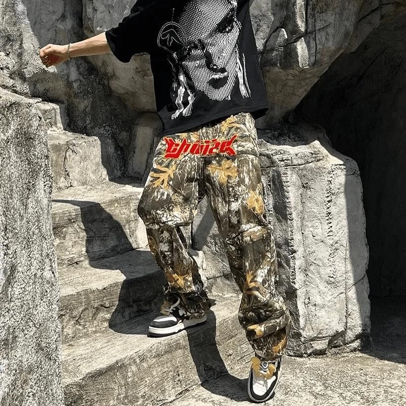 Other Embroidery Camo Cargo Pants Size US 32 / EU 48 - 8 Thumbnail