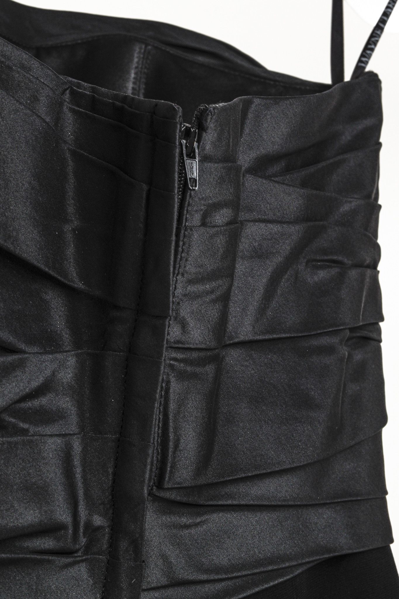 Other Wayne Clark Black Taffeta and Crepe Strapless Dress Size S / US 4 / IT 40 - 8 Thumbnail