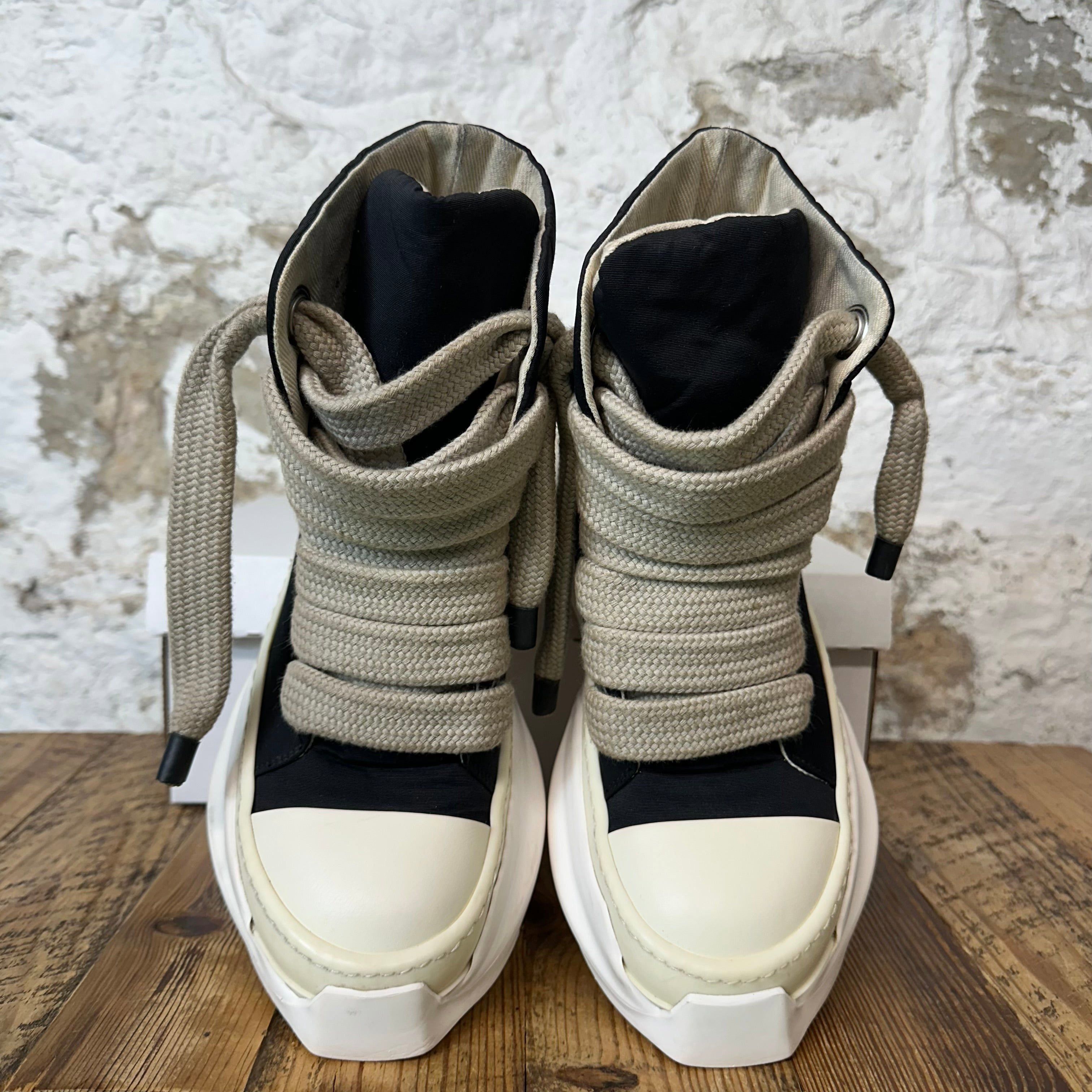 Rick Owens Jumbo Lace Abstract Black Sneaker Sz 6.5 (39.5)