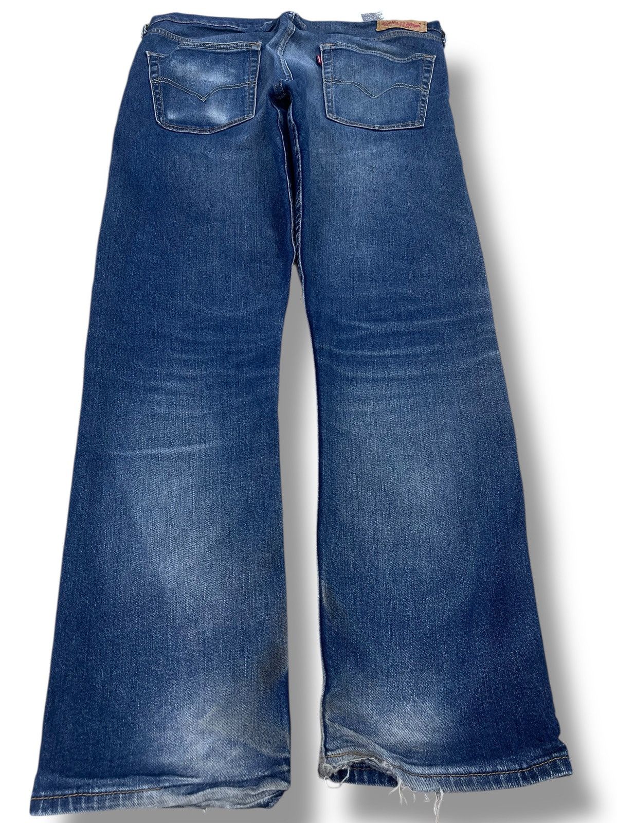 Levi's Levi’s Mud Wash Whiskered Style Straight Leg Jeans Size US 38 / EU 54 - 3 Thumbnail