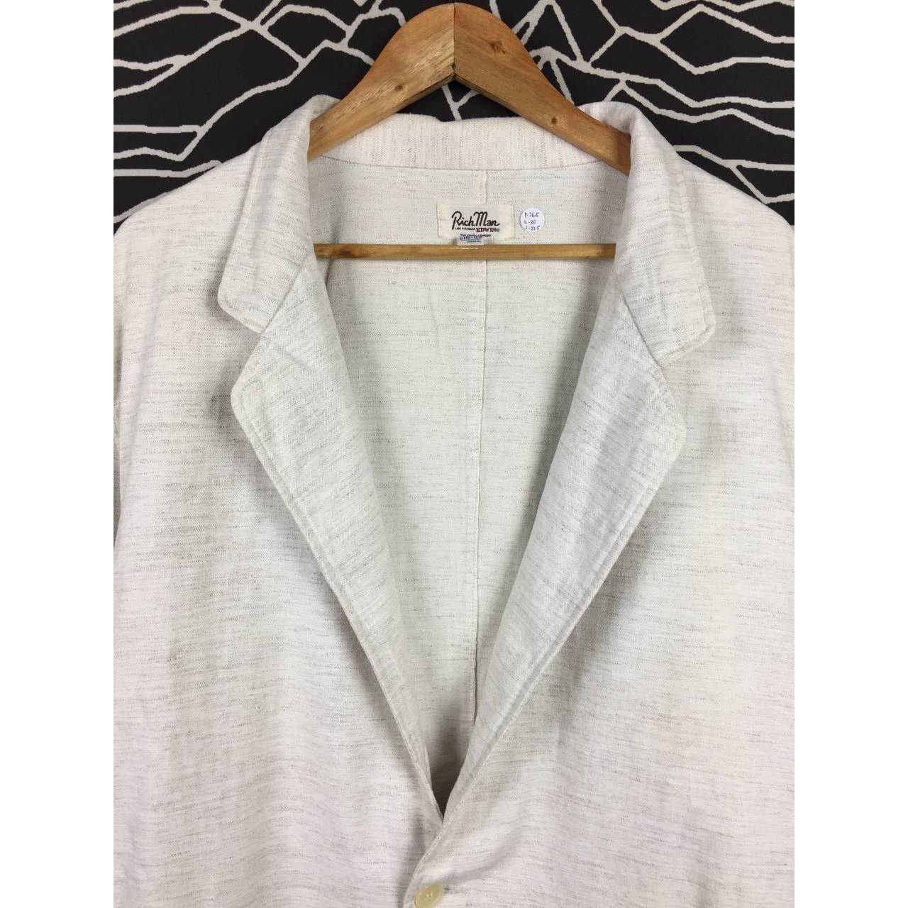 Edwin × Japanese Brand × Vintage Vtg 90s Edwin I Am Rich Man Double Pocket Blazer Jacket Size US XXL / EU 58 / 5 - 3 Thumbnail