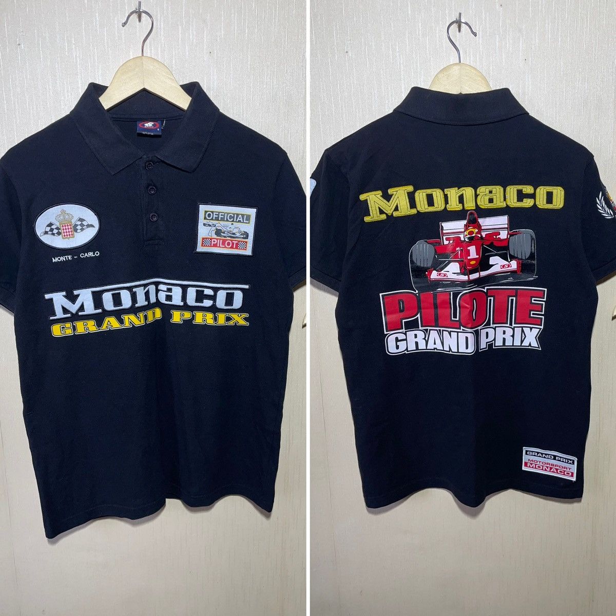 Vintage Monaco Grand Prix vintage racing polo shirt Size US M / EU 48-50 / 2 - 1 Thumbnail
