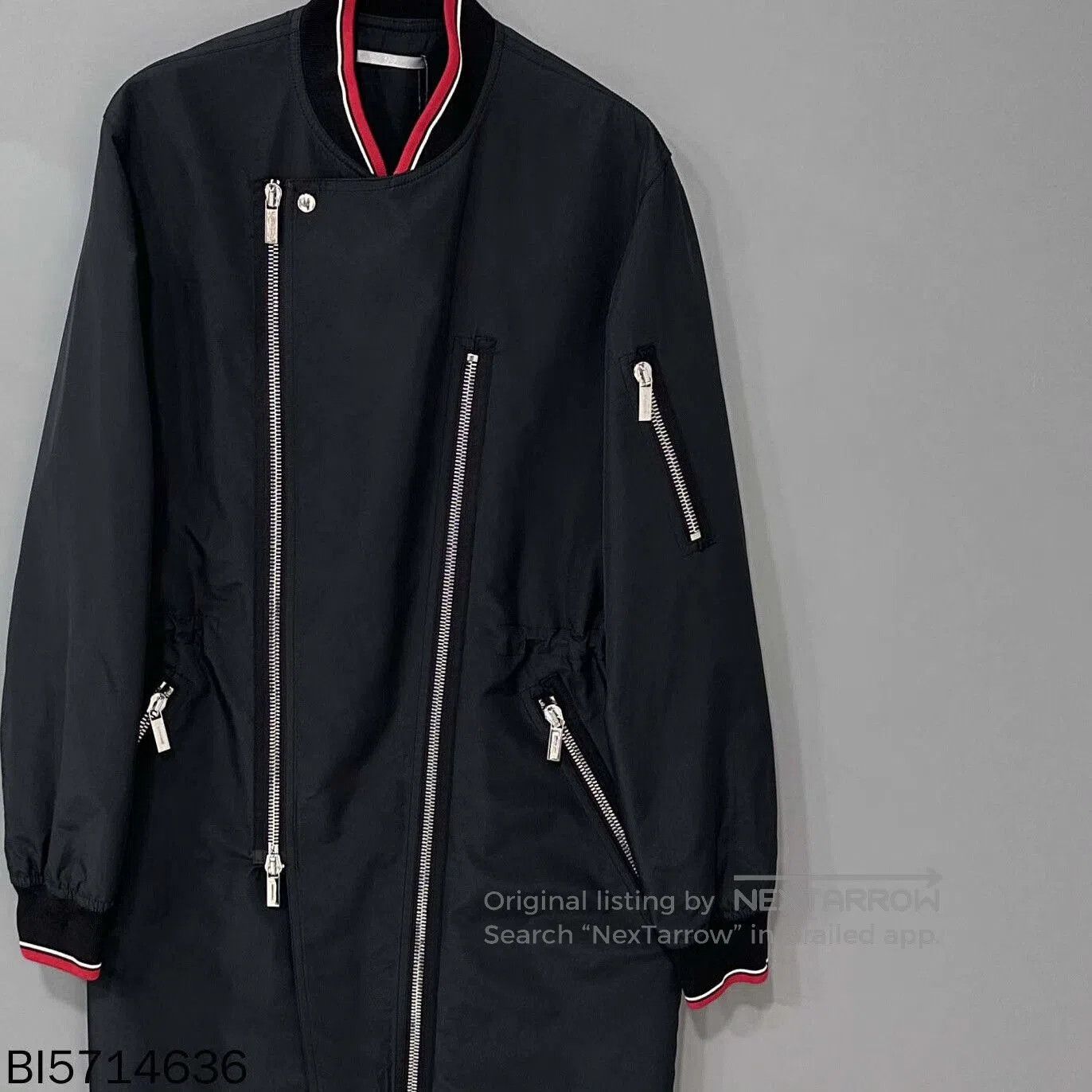 Dior black zip-up hooded windbreaker by Dior. Size US L / EU 52-54 / 3 - 3 Thumbnail